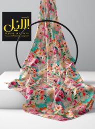 Bloom flower style with pink,green colors - Image 2