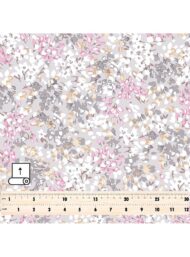 Leaf flower style with pink,grey colors - Image 5