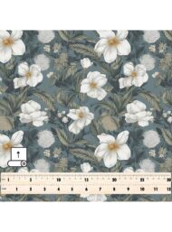 Bloom flower style with white,green colors - Image 5