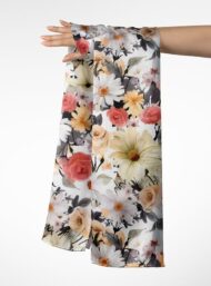 Petal flower style with pink,white colors - Image 3