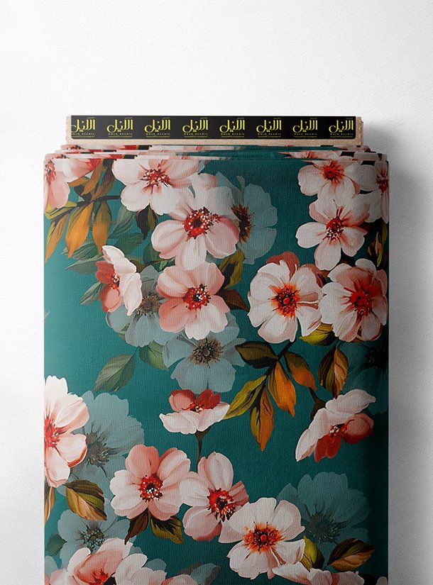 LAI01-1269_1-1.jpg Bloom flower style with pink,green colors - Image 1