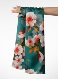 Bloom flower style with pink,green colors - Image 3