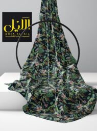 Leaf flower style with green,pink colors - Image 2