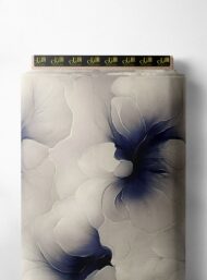 Petal flower style with white,grey colors