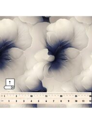 Petal flower style with white,grey colors - Image 5