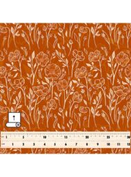 Petal flower style with orange,green colors - Image 5