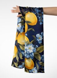 Lemon flower style with yellow,blue colors - Image 3