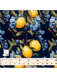 Lemon flower style with yellow,blue colors - Image 5