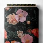 Petal flower style with pink,orange colors