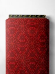 Loop geometric style with red colors