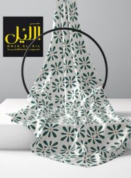 Petal flower style with green,white colors - Image 2