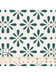 Petal flower style with green,white colors - Image 5