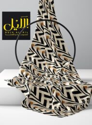 Chevron mixed style with black,white colors - Image 2
