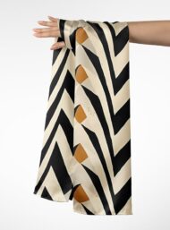 Chevron mixed style with black,white colors - Image 3