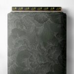 Leaf flower style with grey,black colors