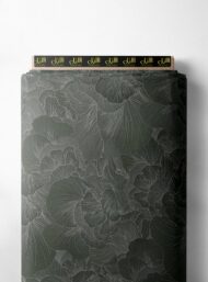 Leaf flower style with grey,black colors