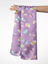 Butterfly flower style with pink,white colors - Image 3
