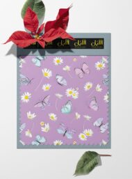 Butterfly flower style with pink,white colors - Image 6