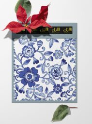 Petal flower style with blue colors - Image 6