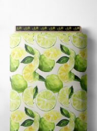 Lemon nature style with green, yellow colors