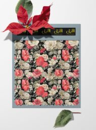 Rose flower style with pink,red colors - Image 6