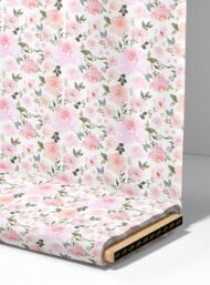 Bloom flower style with pink,green colors - Image 4