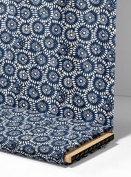 Petal flower style with blue, white colors - Image 4