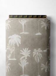 Palm nature style with grey, white colors