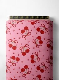 Cherry flower style with red, pink colors