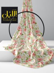 Petal flower style with pink,green colors - Image 2