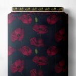 Petal flower style with red,green colors