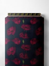 Petal flower style with red,green colors