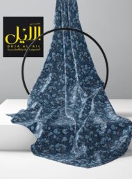 Bloom flower style with blue,grey colors - Image 2