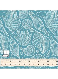 Shell ocean and sky style with blue, white colors - Image 5