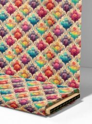 Bloom flower style with pink,blue colors - Image 4