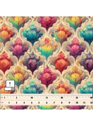 Bloom flower style with pink,blue colors - Image 5