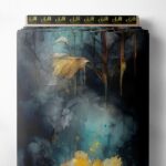 Petal flower style with yellow,orange colors