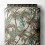 Palm nature style with green,brown colors