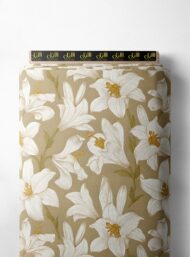 Petal flower style with white,yellow colors