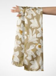 Petal flower style with white,yellow colors - Image 3