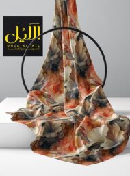 Petal flower style with white,orange colors - Image 2