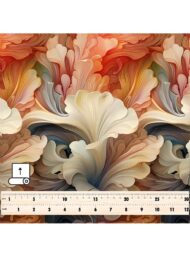 Petal flower style with white,orange colors - Image 5