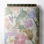 Petal flower style with pink,blue colors