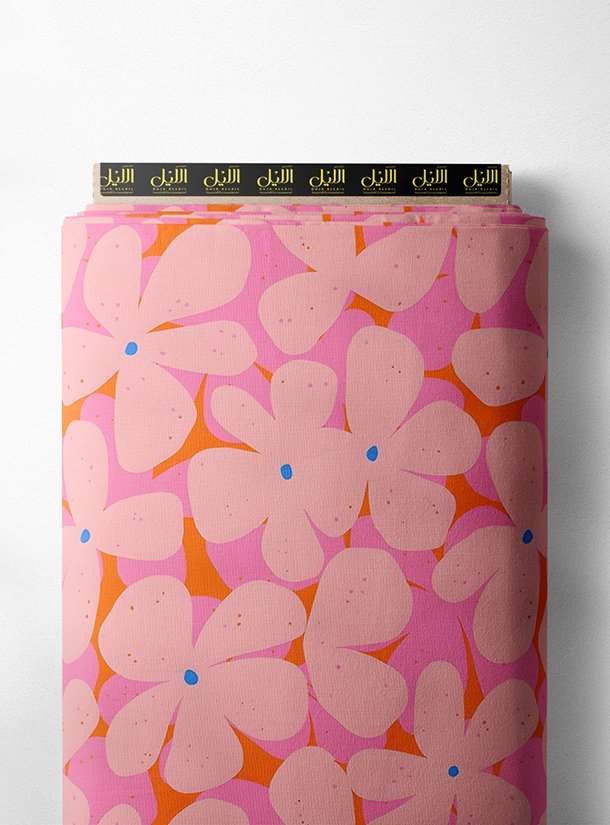 LAI01-1338_1-1.jpg Petal flower style with pink, orange colors - Image 1