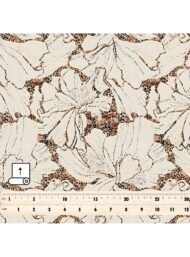 Petal flower style with brown,white colors - Image 5