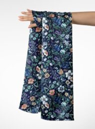 Bloom flower style with blue,green colors - Image 3