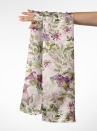 Bloom flower style with green, pink colors - Image 3