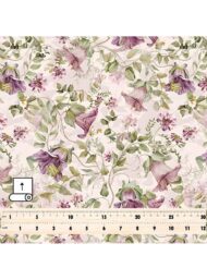 Bloom flower style with green, pink colors - Image 5