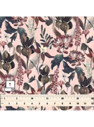 Leaf flower style with pink,green colors - Image 5