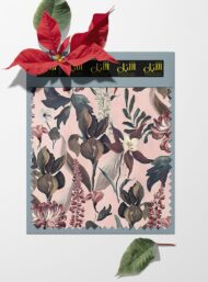 Leaf flower style with pink,green colors - Image 6